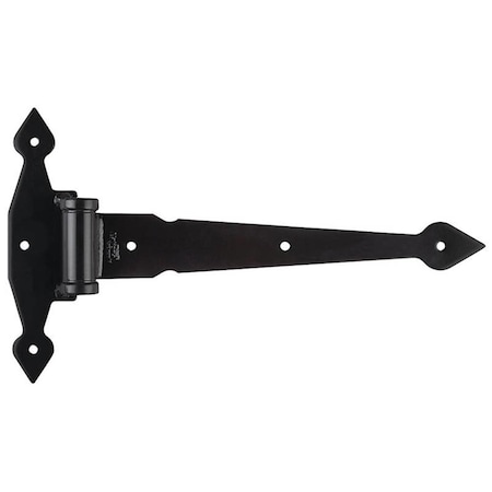 Homepage 13 in. Spear Heavy Duty T & Gate - Hinge - Black HO3122399